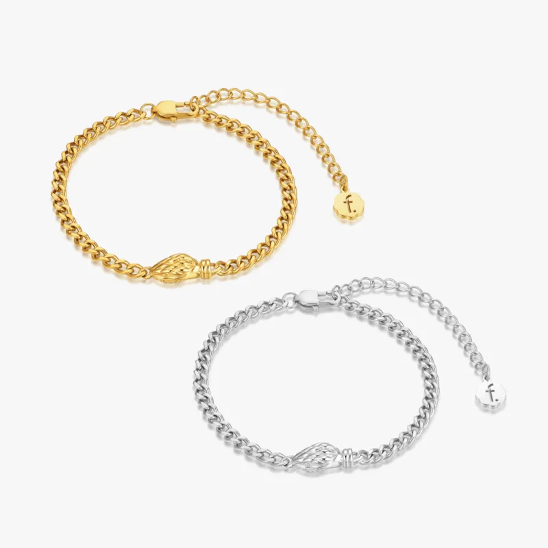 Thin Geometric Snake Head Bracelet sold by Flaire & Co.