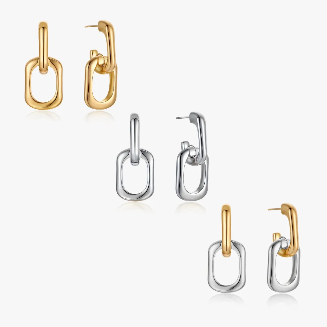 Erin Chain Earrings sold by Flaire & Co.