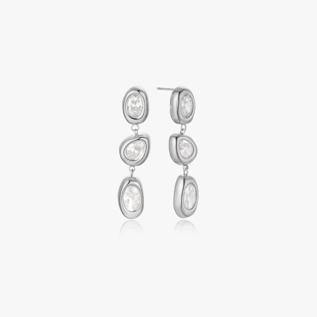Lauren Multi Gem Drop Earrings sold by Flaire & Co. product image thumbnail 2