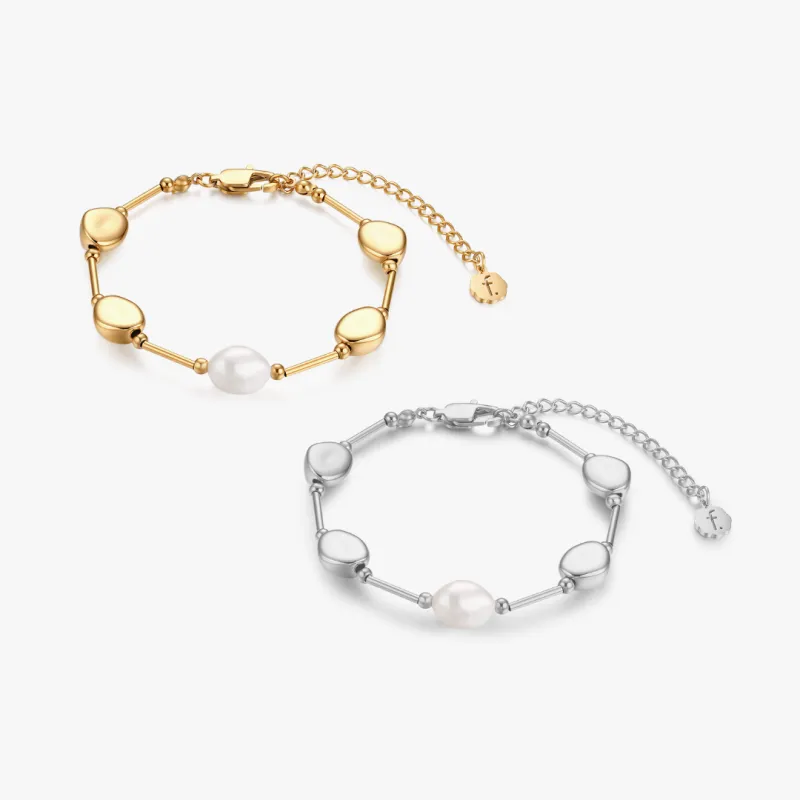 Esme Beaded Pearl Bracelet sold by Flaire & Co.