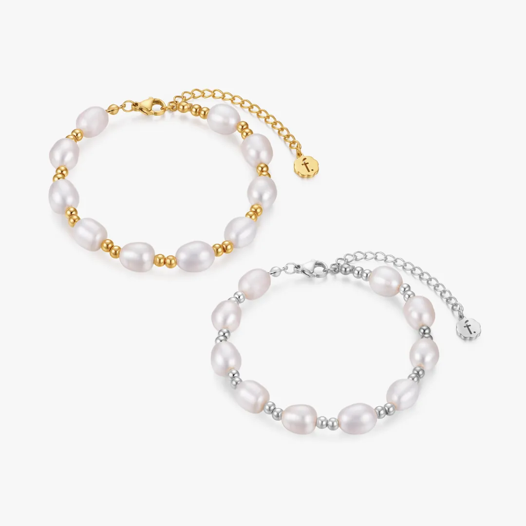 Thalia Pearl Bracelet sold by Flaire & Co.