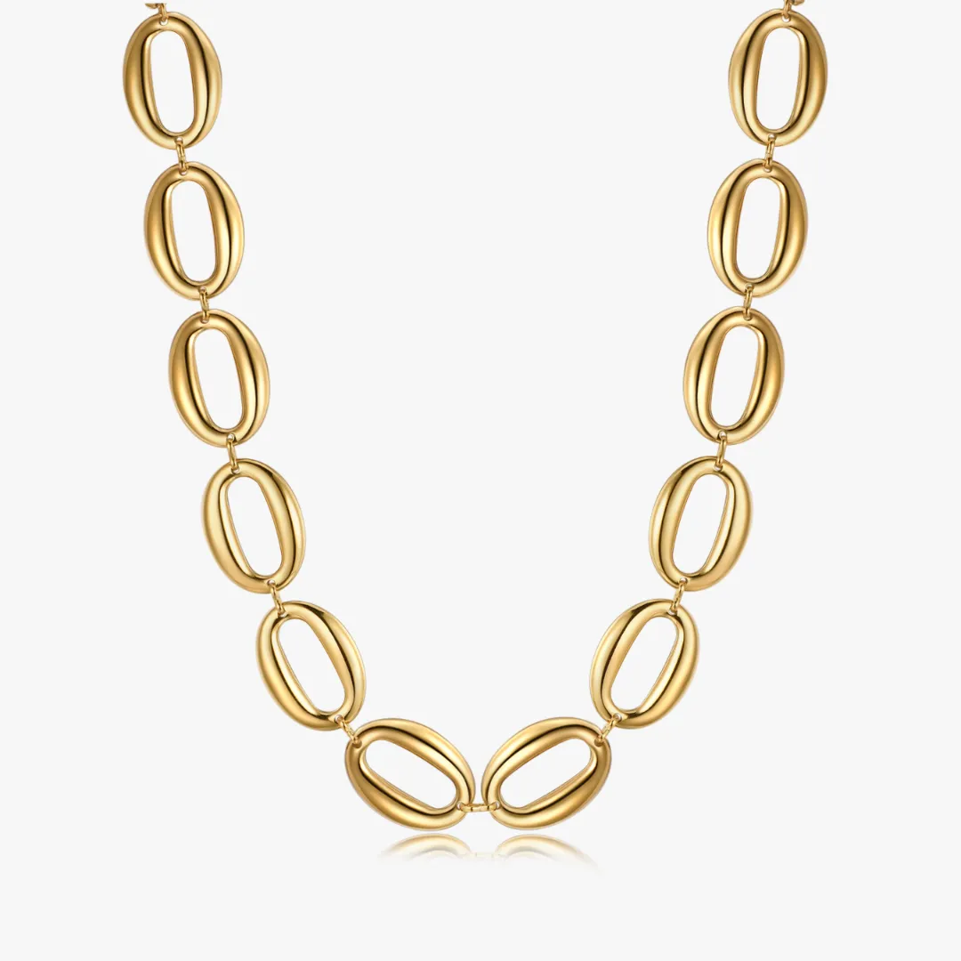 Sienna Chunky Link Necklace sold by Flaire & Co. product image thumbnail 2