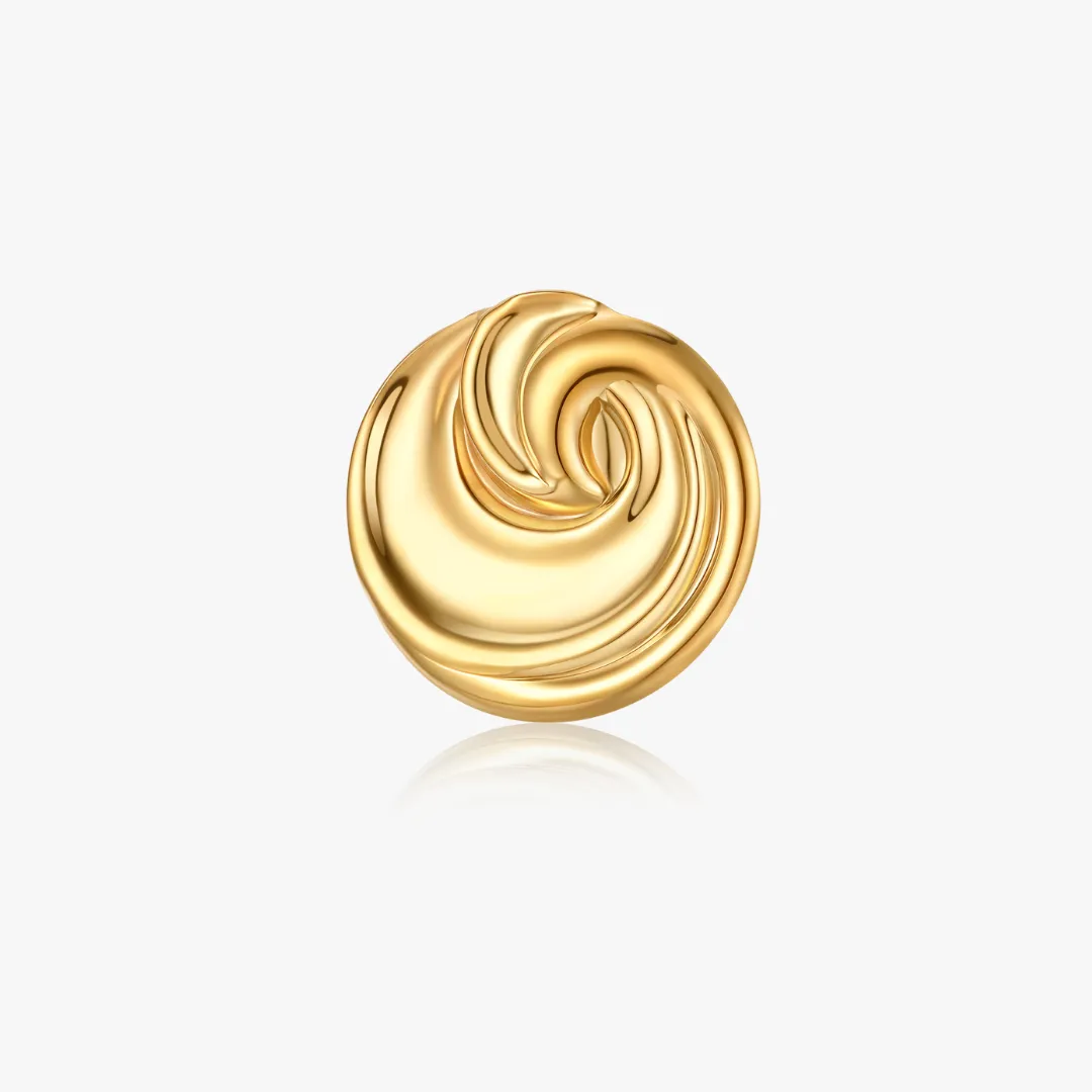 The Twisted Circle Brooch sold by Flaire & Co. product image thumbnail 3
