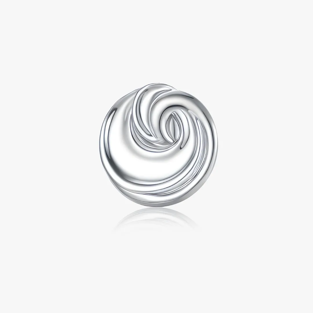 The Twisted Circle Brooch sold by Flaire & Co. product image thumbnail 4