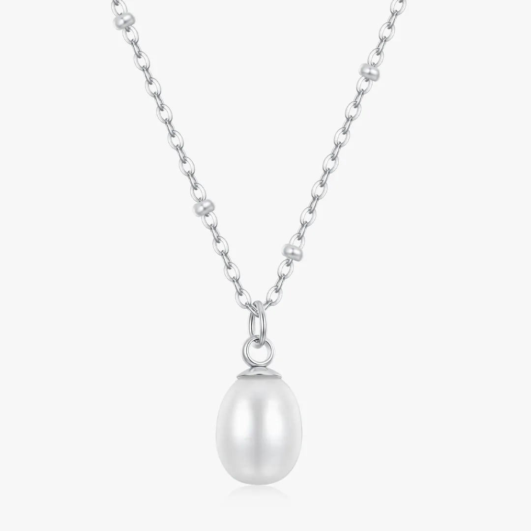 Single Pearl Beaded Necklace sold by Flaire & Co. product image thumbnail 4