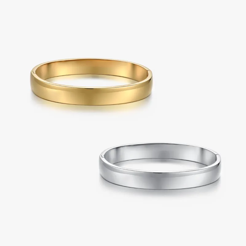 Bold Simple Stacker Cuff Bangle made by Flaire & Co.
