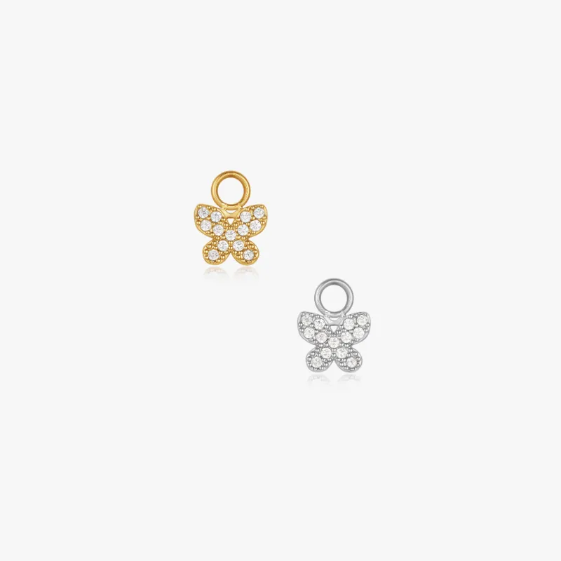 Flutter Pave Hoop Charm (Single) made by Flaire & Co.