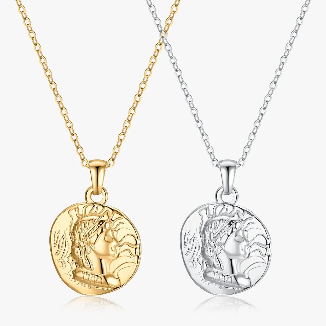 Delilah Coin Necklace sold by Flaire & Co.