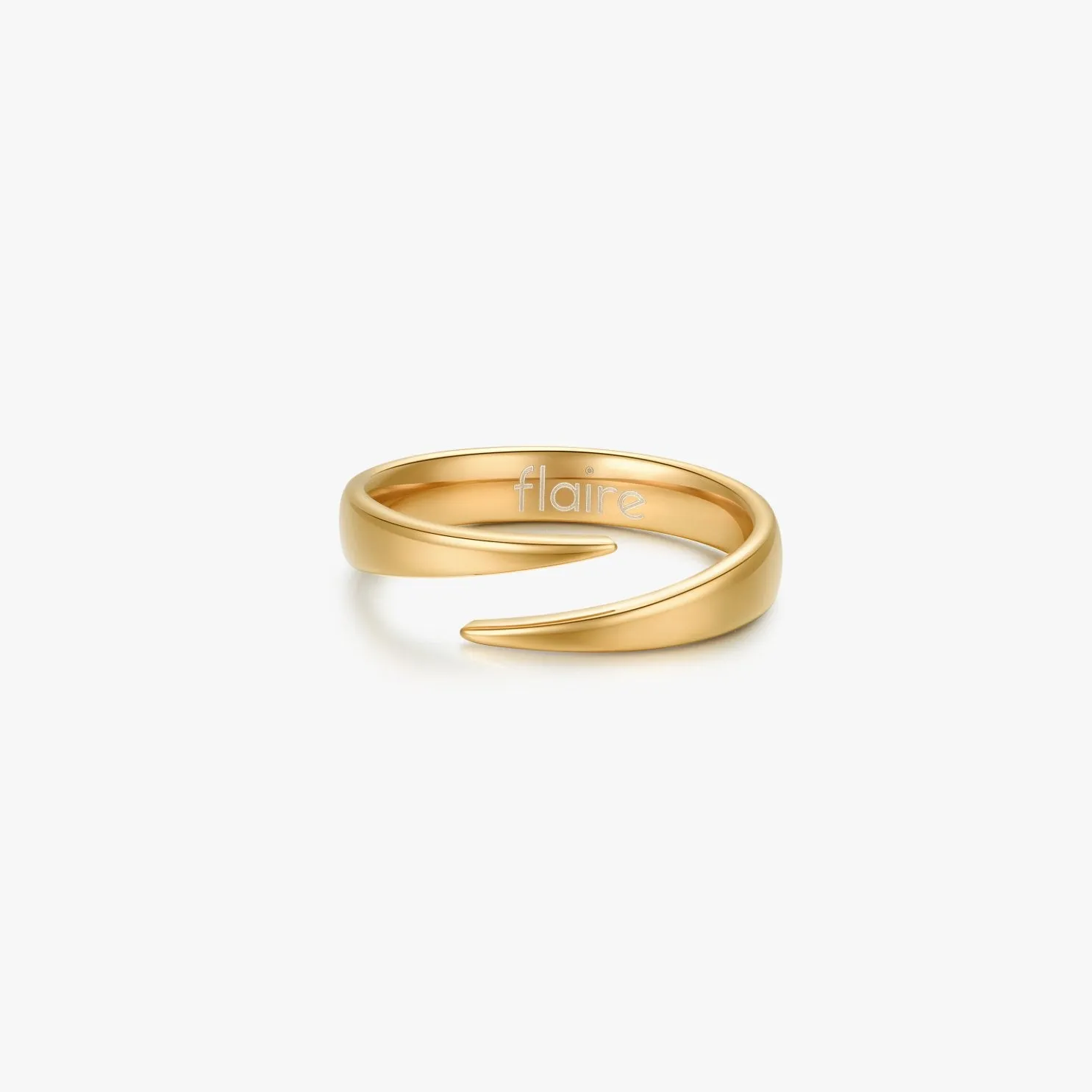 Twisted Claw Ring Gold (Unisex) sold by Flaire & Co.