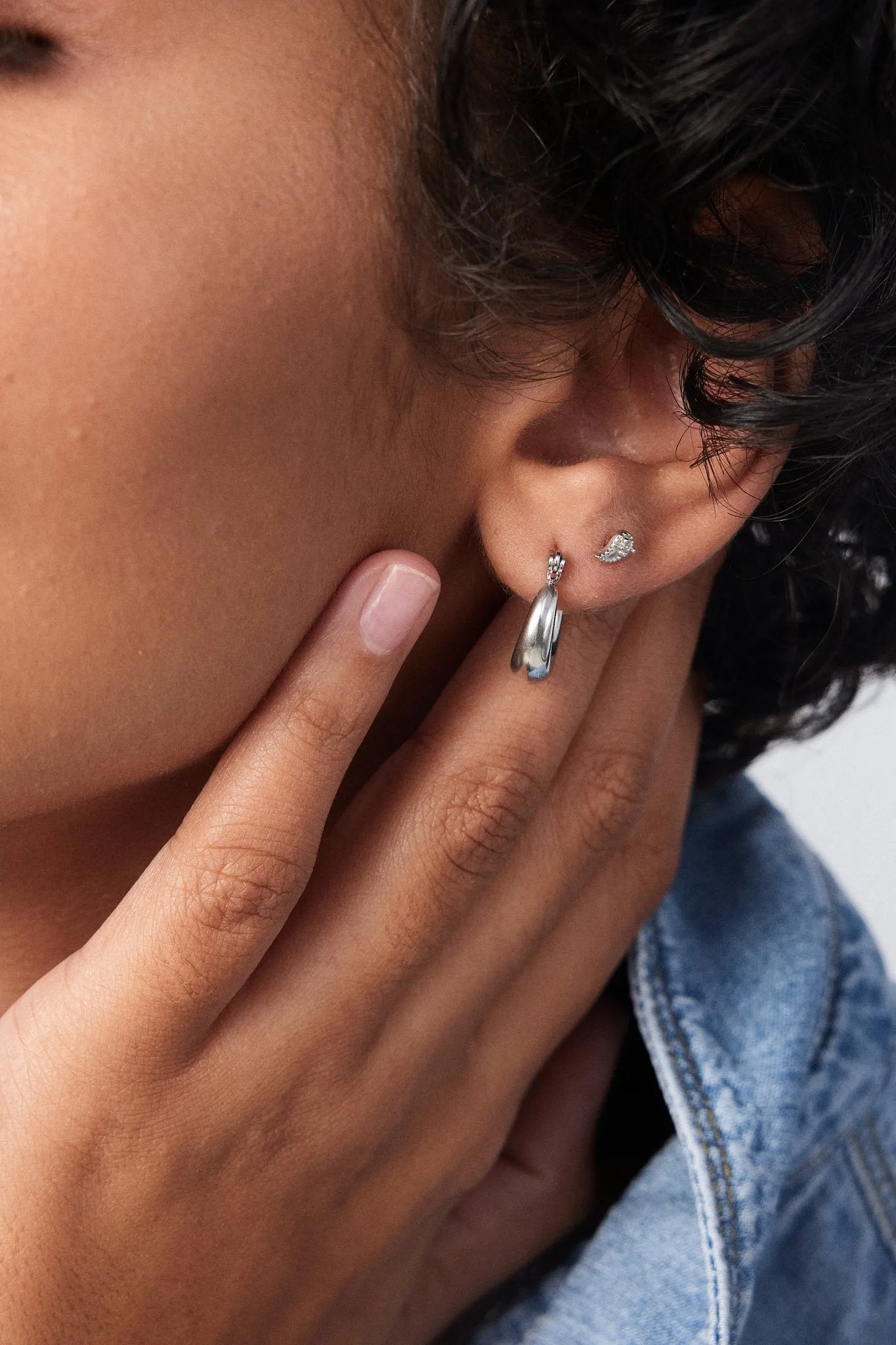 Puffed Mini Earrings sold by Flaire & Co. product image thumbnail 5