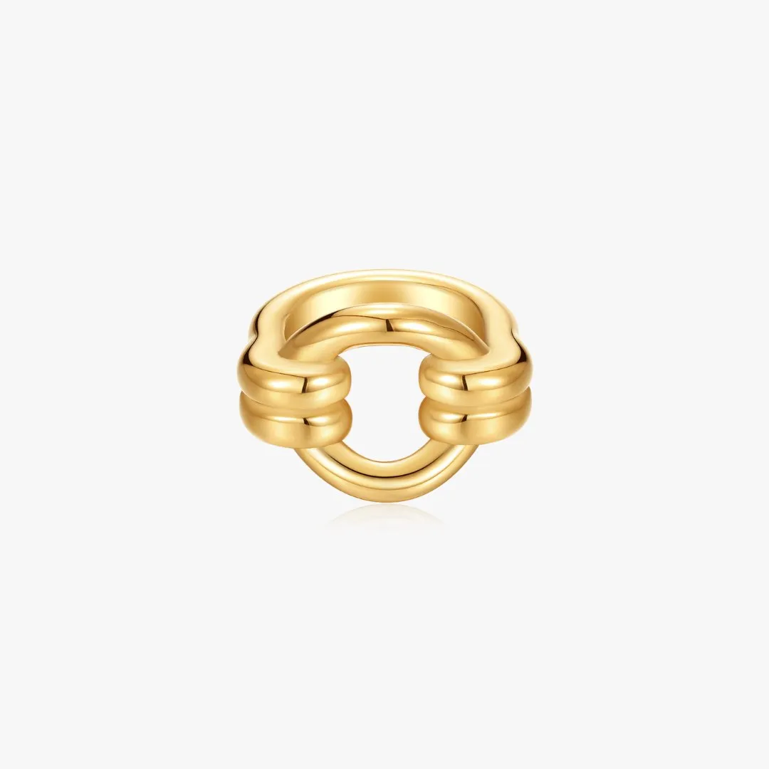Chunky Circle Ring (Greek Inspired Collection) sold by Flaire & Co. product image thumbnail 3