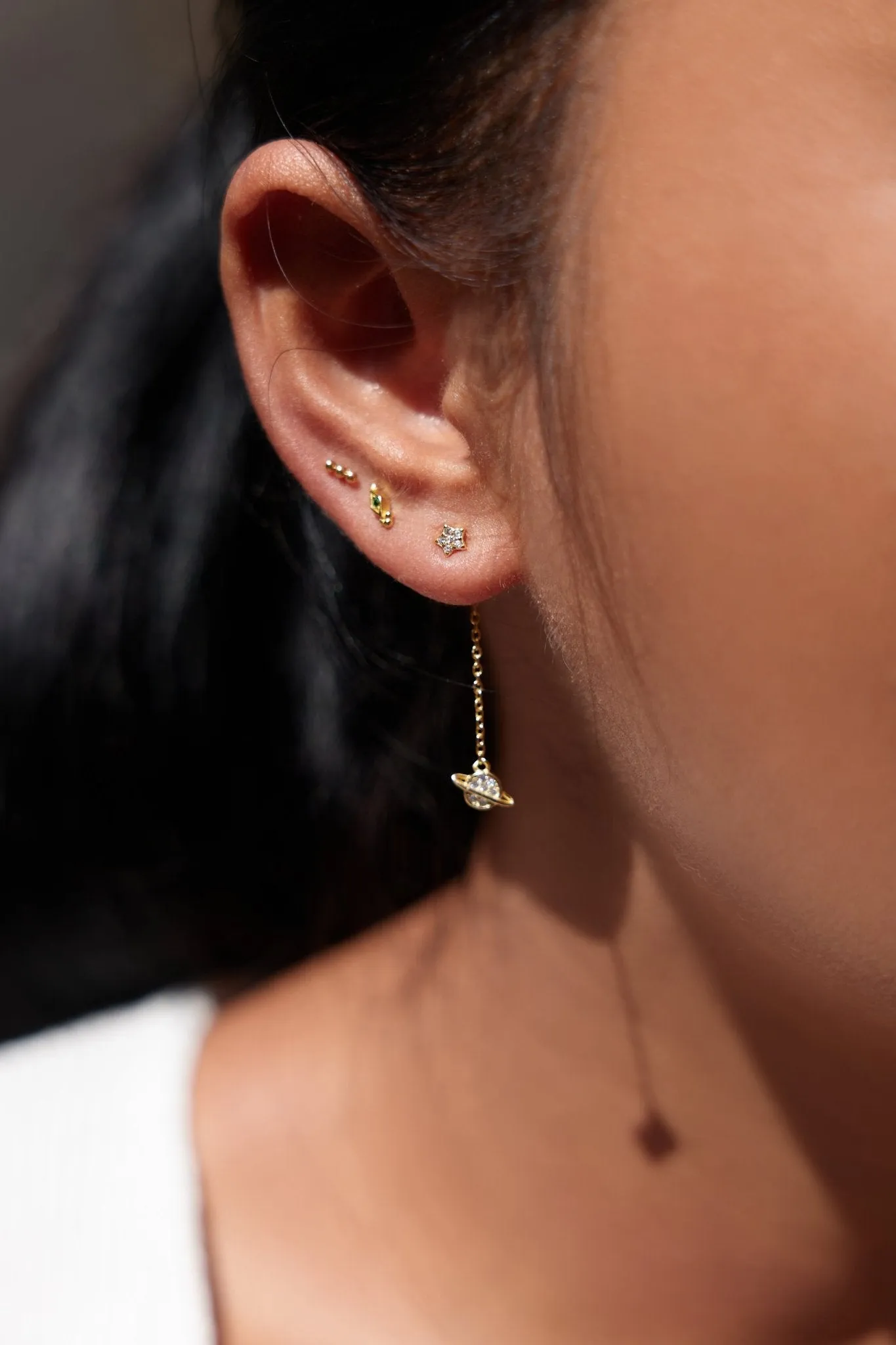 Saturn Stud Jacket in Gold sold by Flaire & Co. product image thumbnail 2