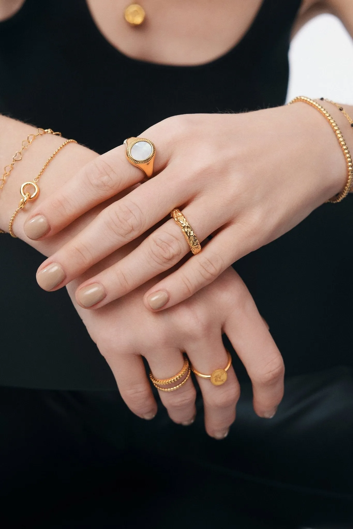 Hammered Ring sold by Flaire & Co. product image thumbnail 2