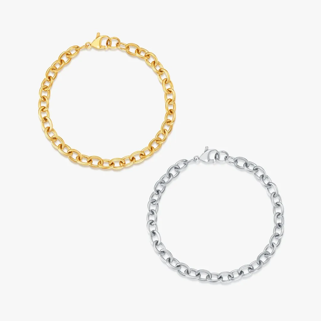 Chubby Link Bracelet (Greek Inspired Collection) sold by Flaire & Co.