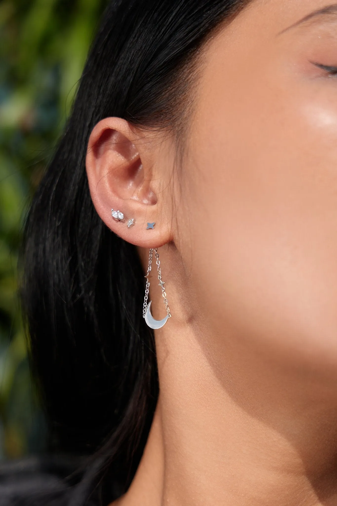 Moonlight Stud Jacket in Silver sold by Flaire & Co. product image thumbnail 3