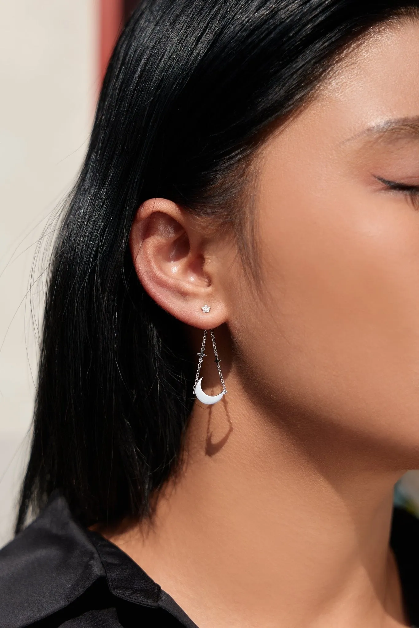 Moonlight Stud Jacket in Silver sold by Flaire & Co. product image thumbnail 4