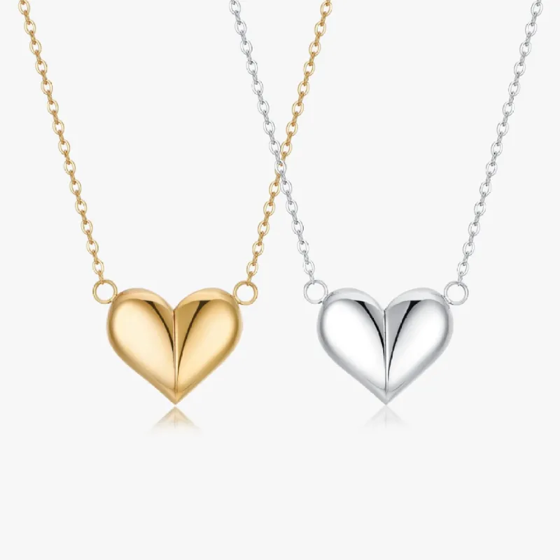 Magnetic Heart Necklace sold by Flaire & Co.