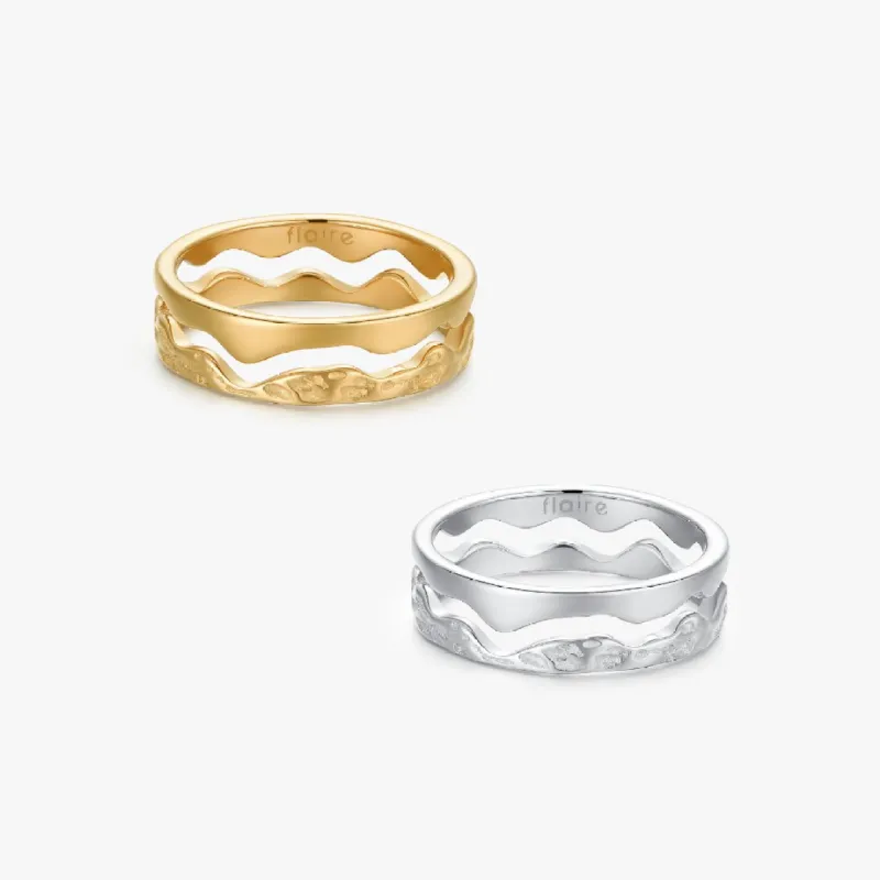 Dueling Mountains Ring (Unisex) sold by Flaire & Co.