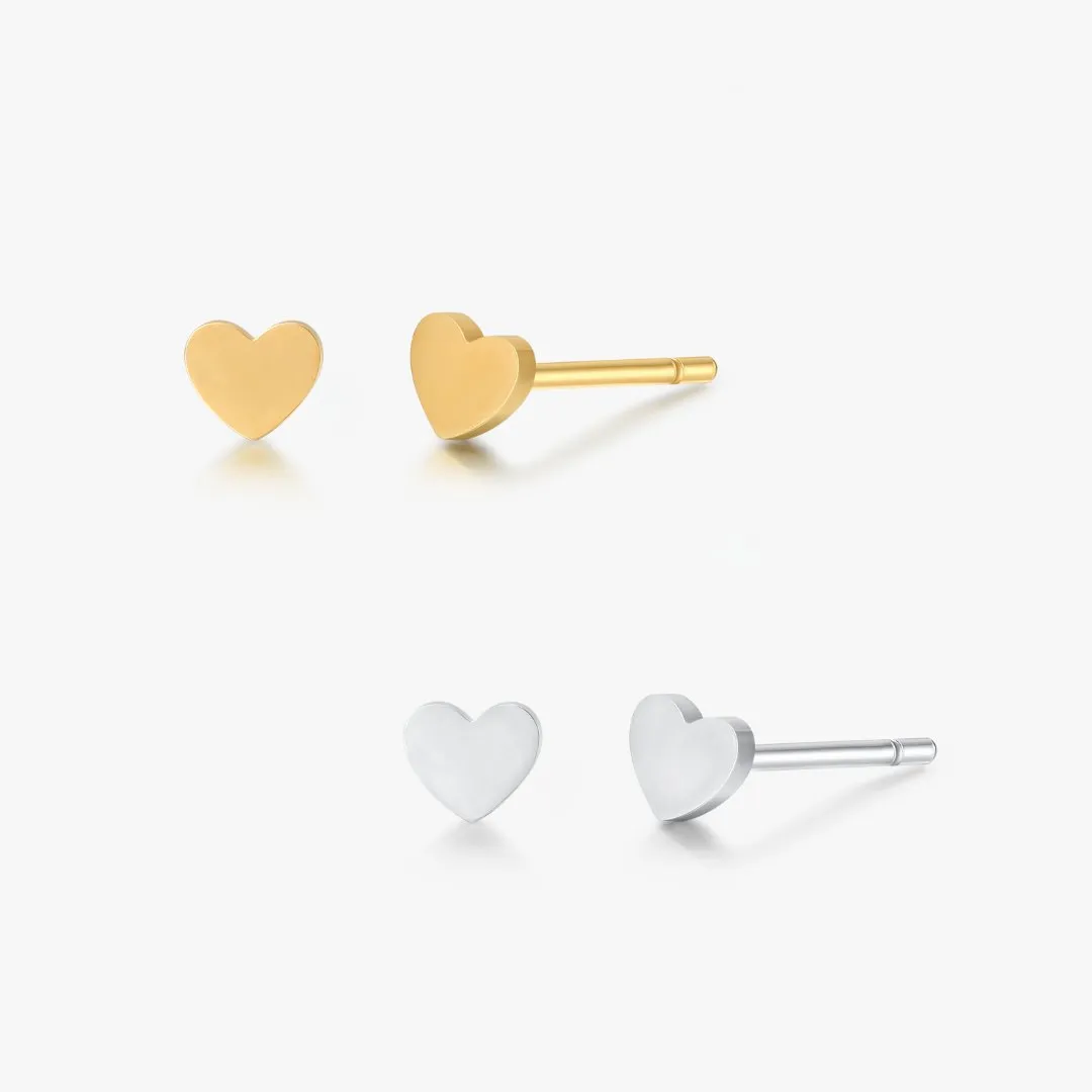 Heart Studs sold by Flaire & Co.
