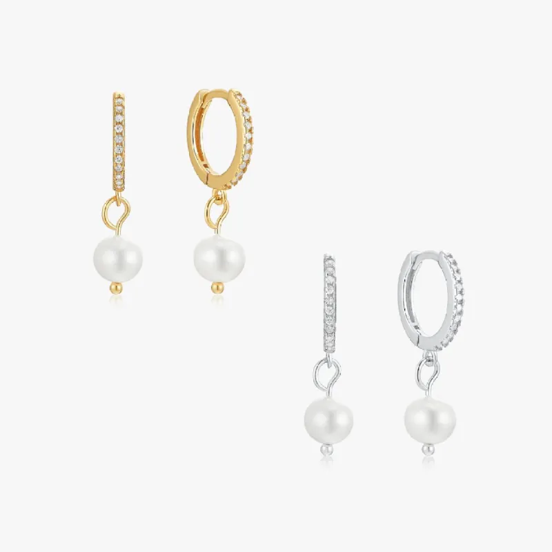 Mini Pearl Huggies sold by Flaire & Co.