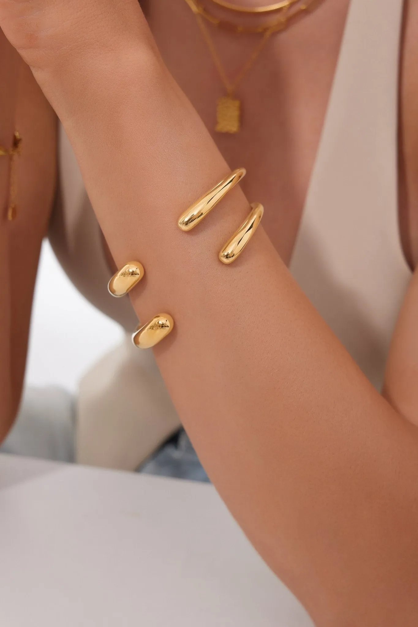 Classic Cuff Bracelet (Greek Inspired Collection) sold by Flaire & Co. product image thumbnail 5