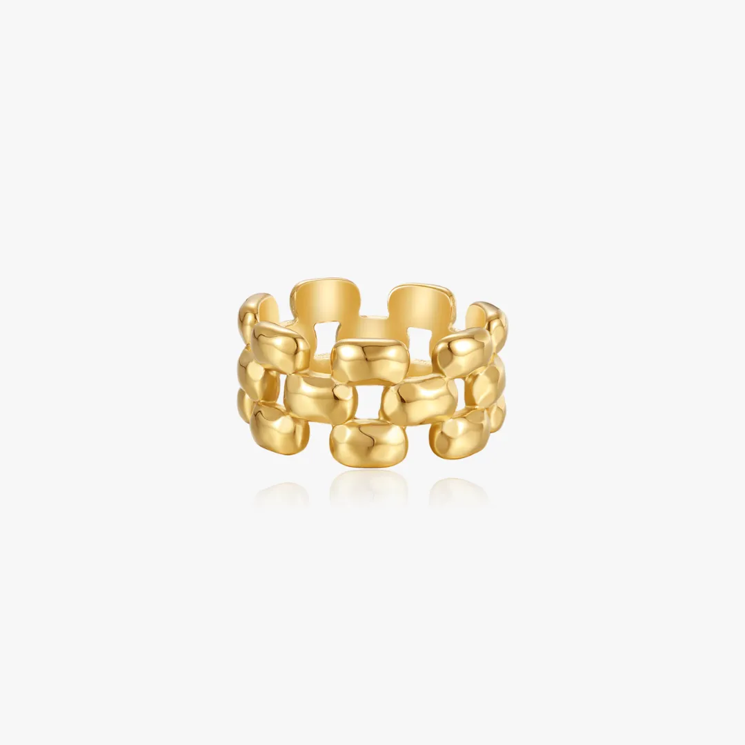 Chunky Link Chain Ring (Greek Inspired Collection) sold by Flaire & Co.
