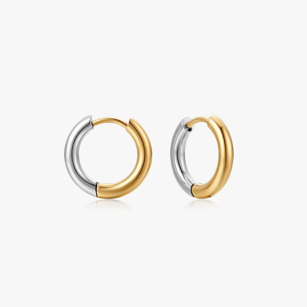 Two Tone Everyday Seamless Hoops sold by Flaire & Co. product image thumbnail 4