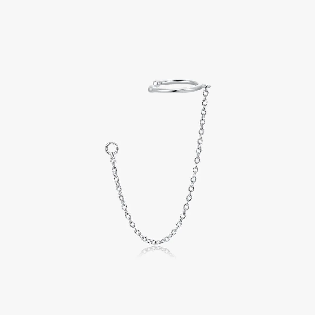 Chain Cuff Stud Jacket in Silver sold by Flaire & Co.