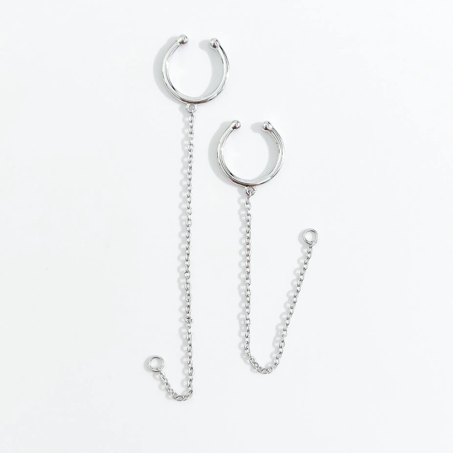 Chain Cuff Stud Jacket in Silver sold by Flaire & Co. product image thumbnail 2