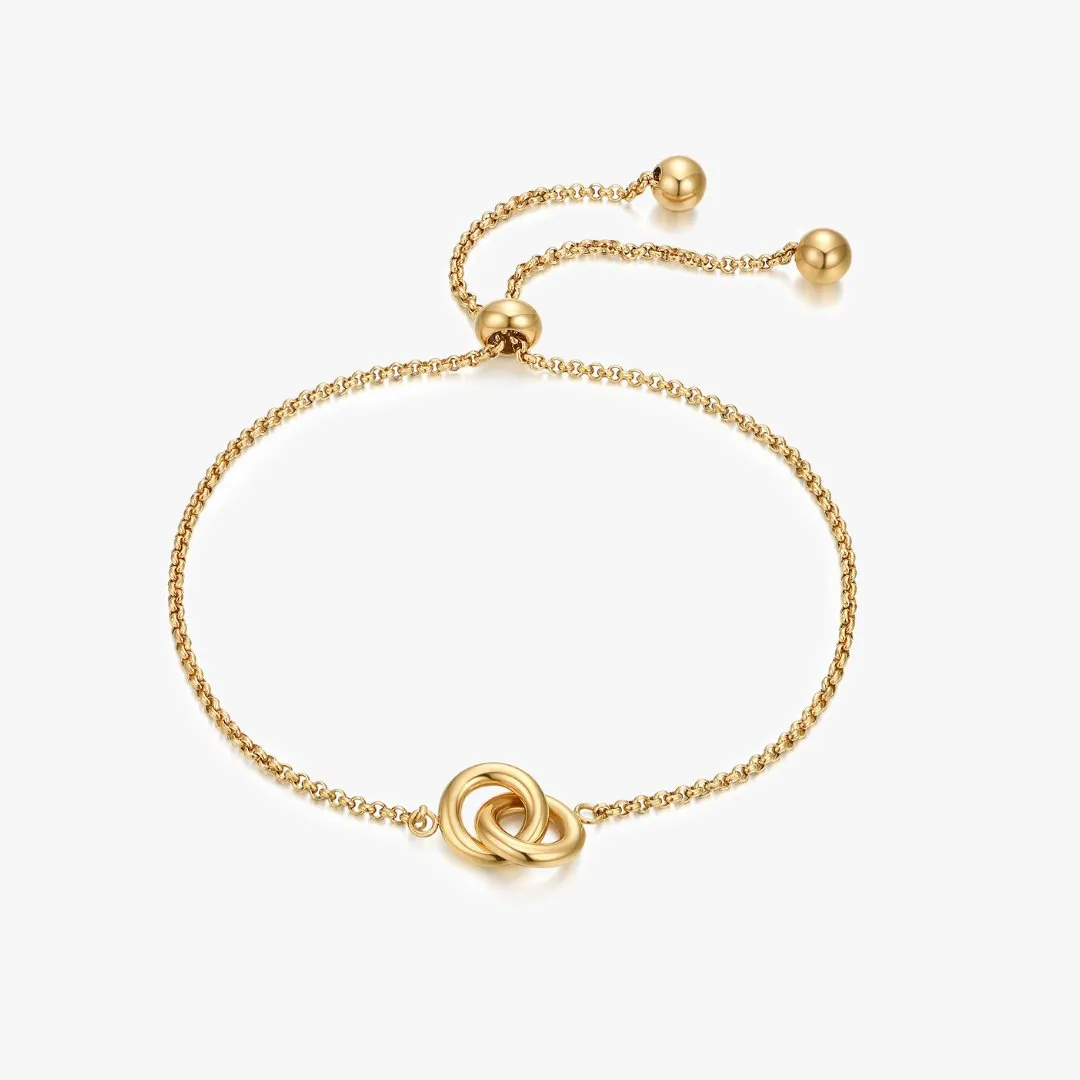 Twin Souls Bracelet in Gold sold by Flaire & Co.