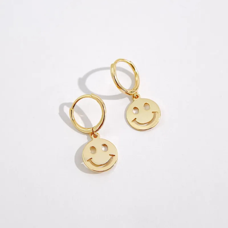 All Smiles Huggies in Gold sold by Flaire & Co.