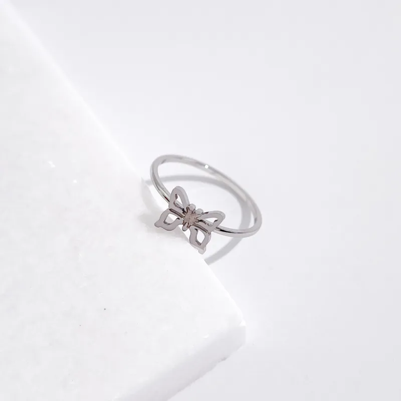 Butterfly Silver Ring sold by Flaire & Co.