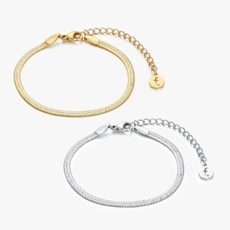 Herringbone Bracelet sold by Flaire & Co.