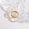 Textured Weave Ring in Gold sold by Flaire & Co.