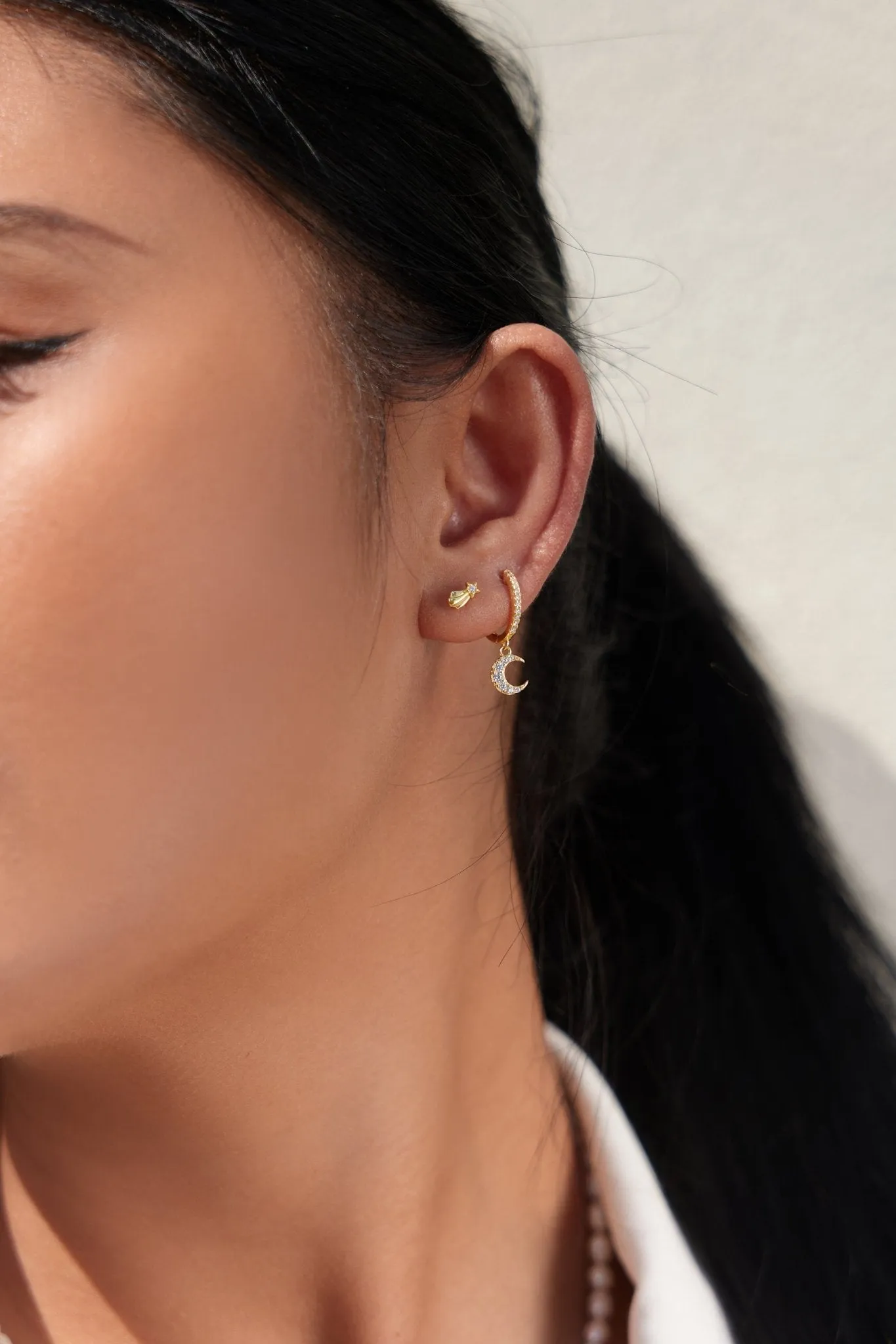 Shooting Star Studs in Gold sold by Flaire & Co. product image thumbnail 3