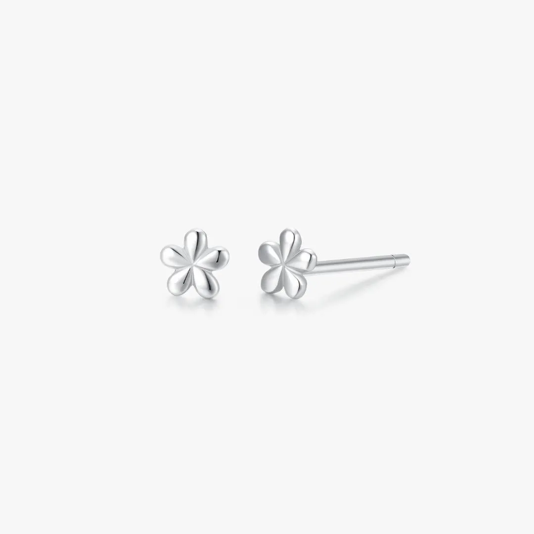 Mini Floral 2.0 Studs in Silver sold by Flaire & Co.