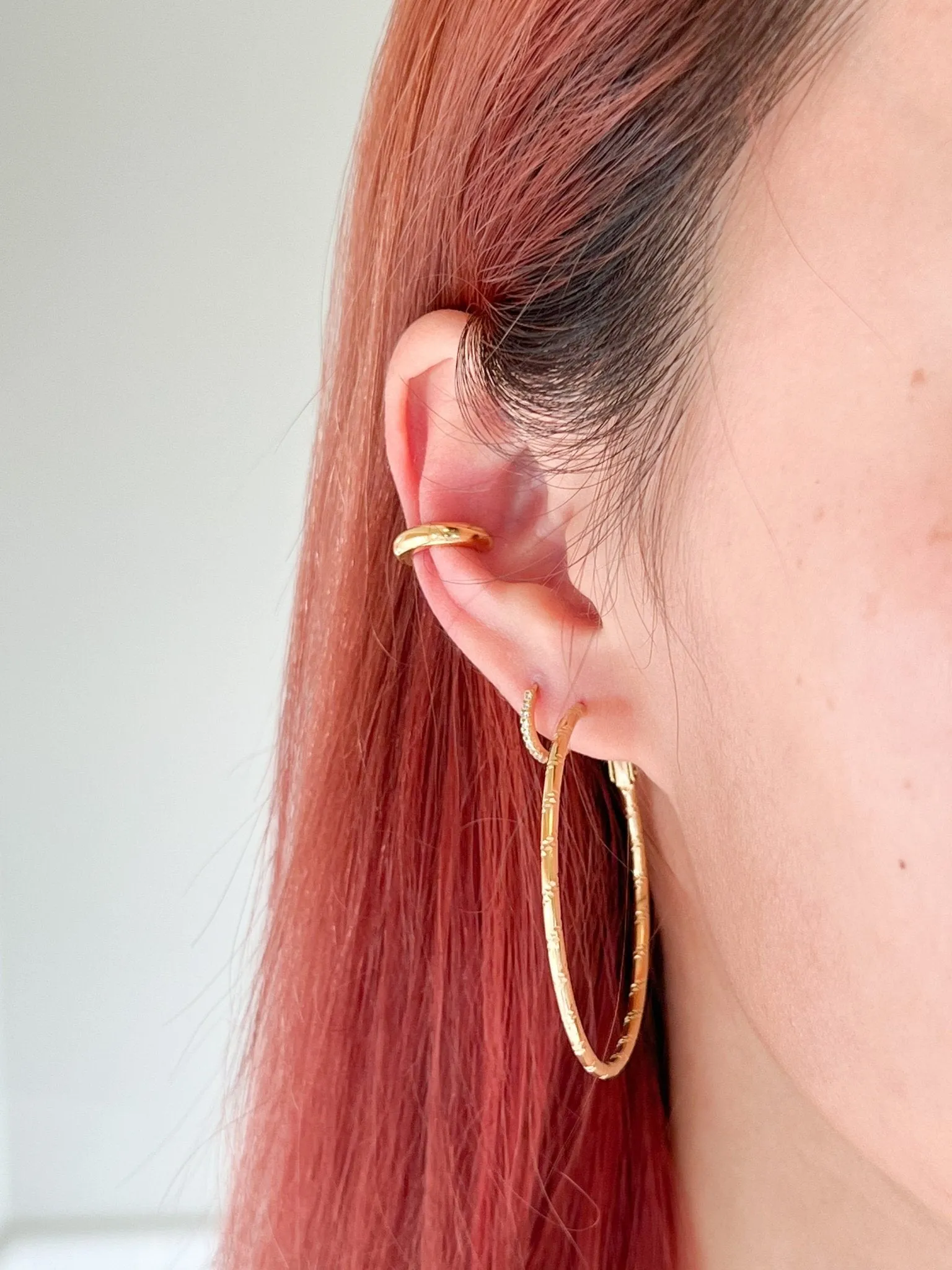 Bold Gold Cuff sold by Flaire & Co. product image thumbnail 5