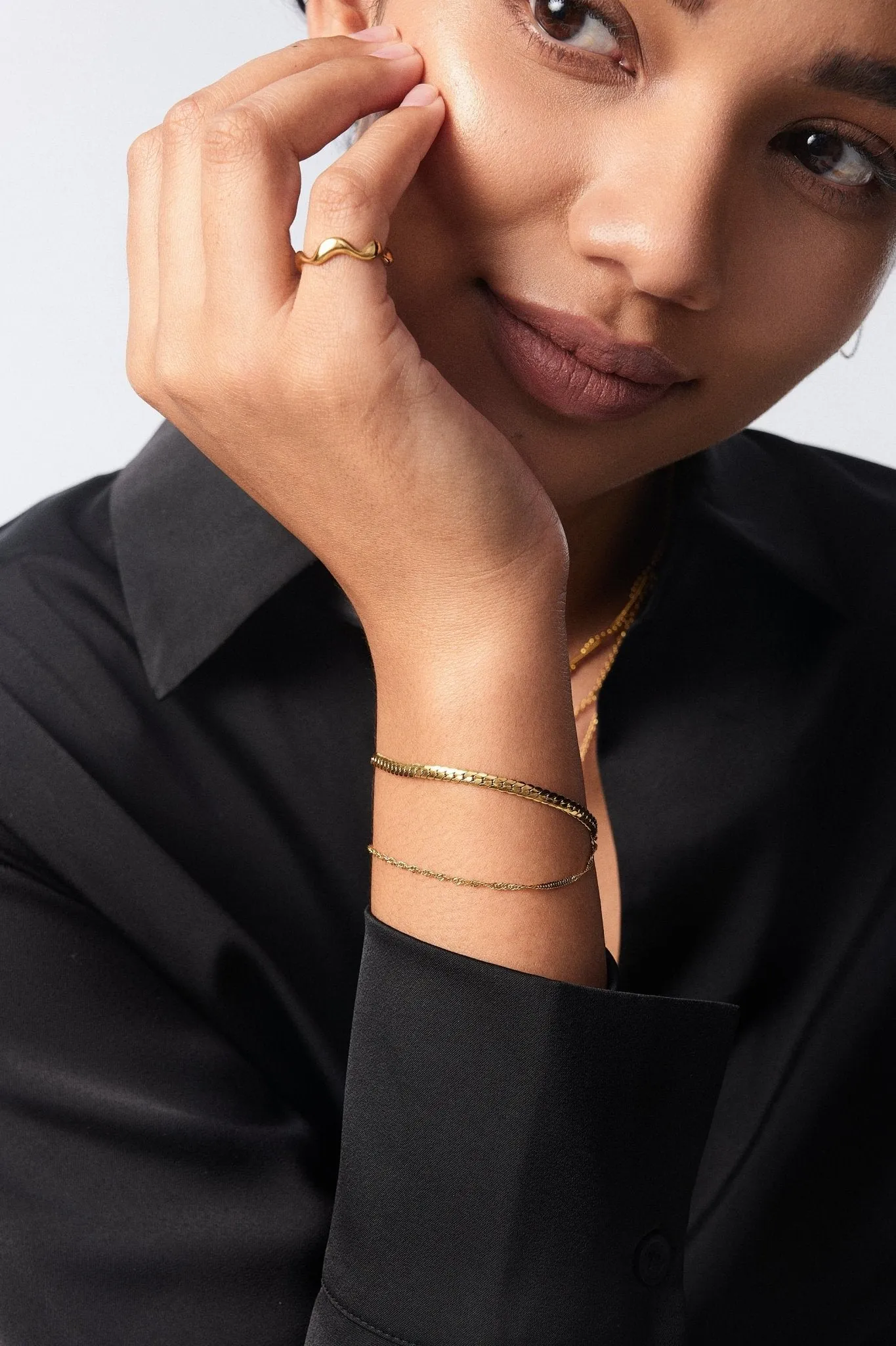 Felicia Bracelet in Gold sold by Flaire & Co. product image thumbnail 2