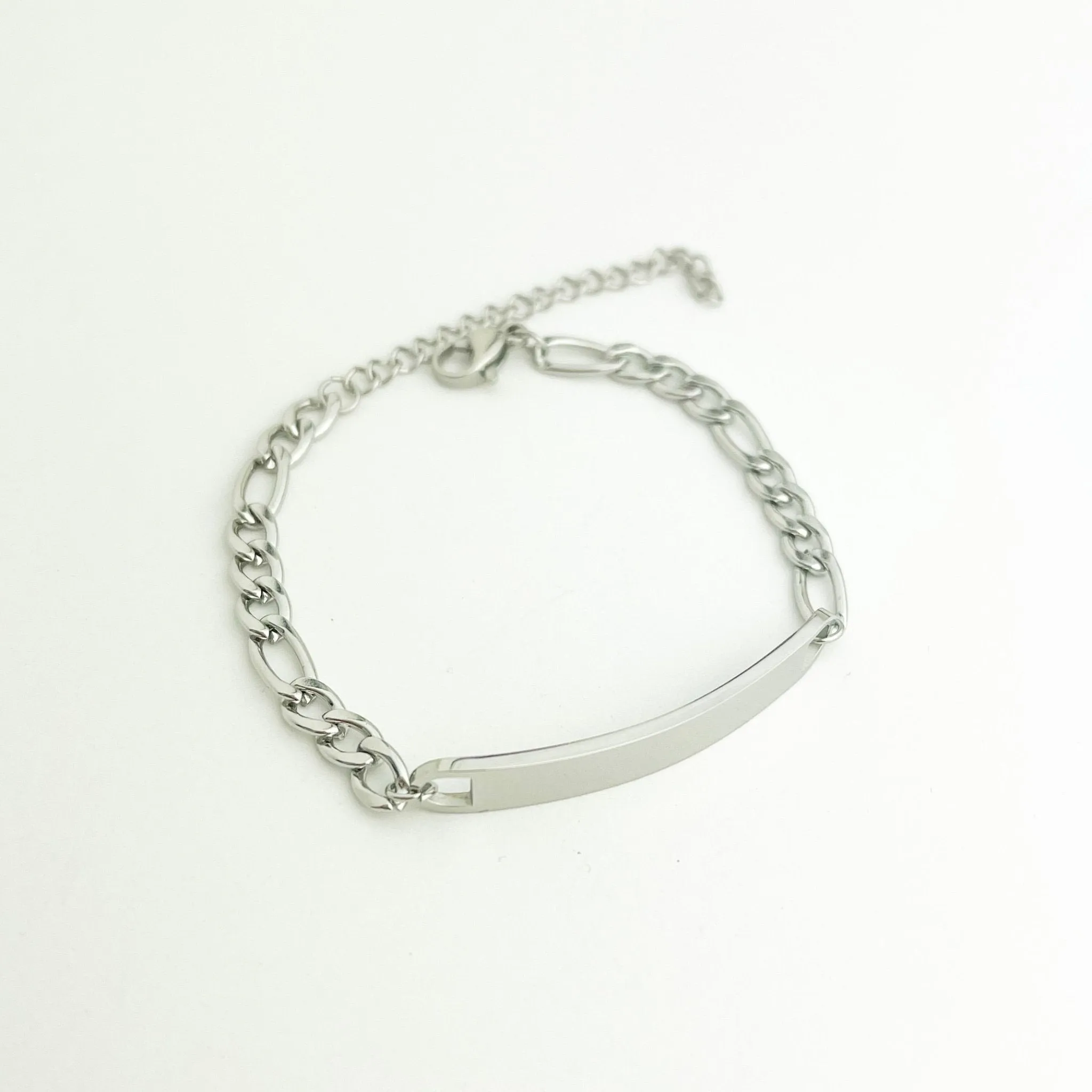 Customized Figaro Chain Bracelet sold by Flaire & Co. product image thumbnail 2