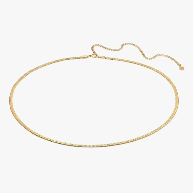Herringbone Waist Chain in Gold sold by Flaire & Co.