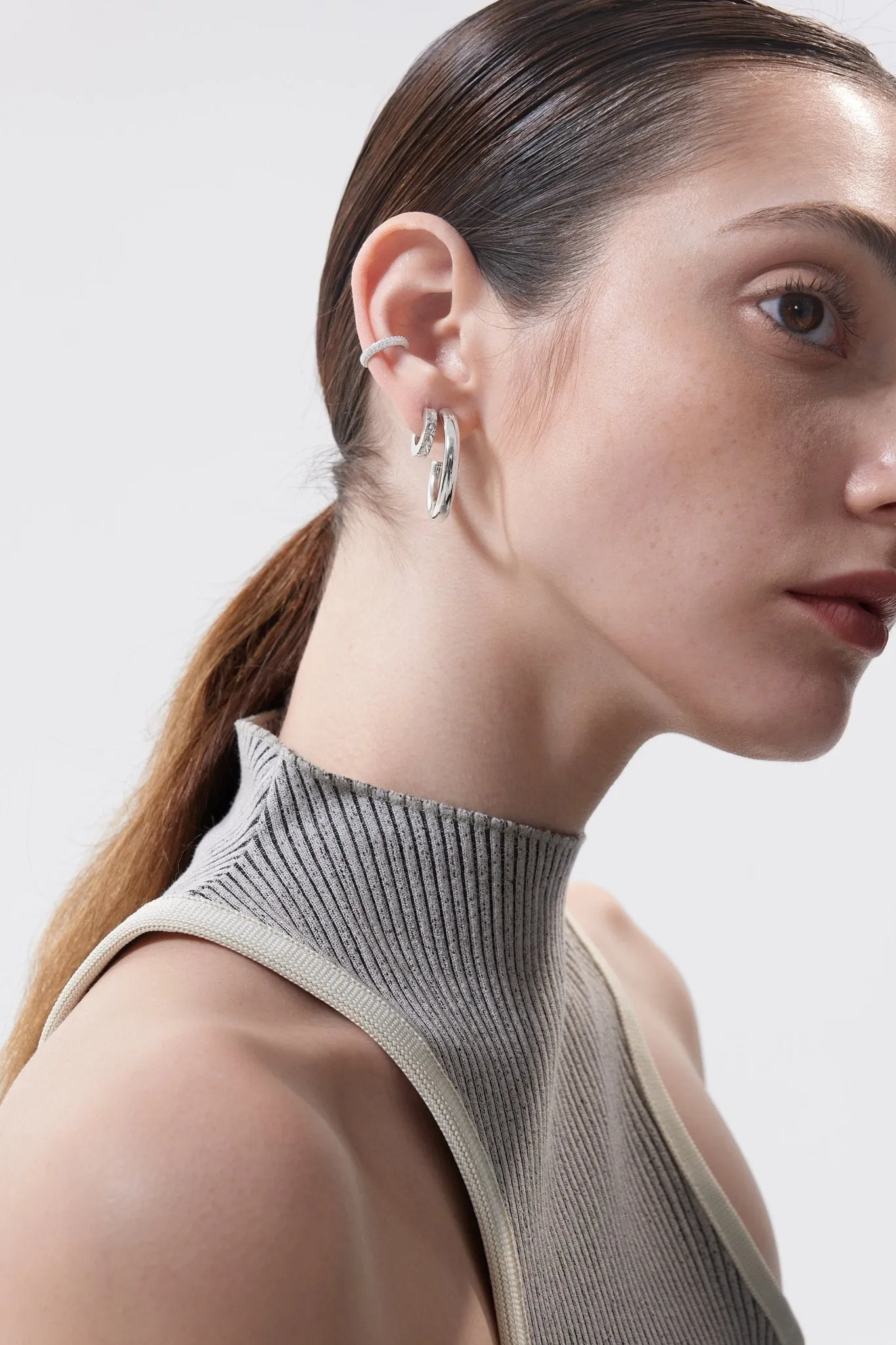 Everyday Hollow Hoops sold by Flaire & Co. product image thumbnail 5