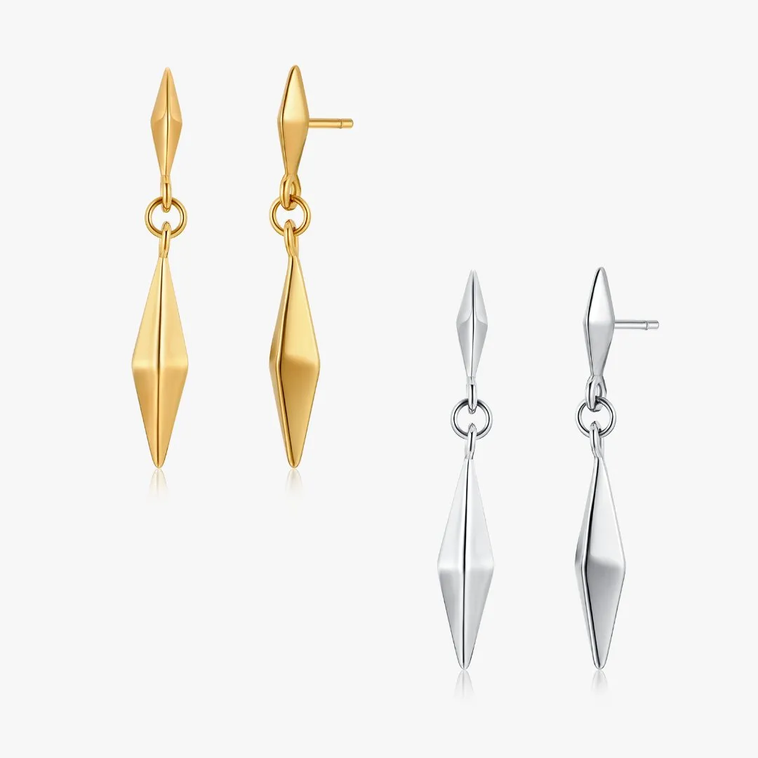 Geometric Drop Earrings (Greek Inspired Collection) sold by Flaire & Co.