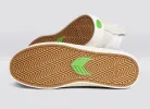 CATIBA PRO High White Premium Leather Vintage White Suede Sneaker Women sold by Cariuma