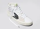 CATIBA PRO High White Premium Leather Vintage White Suede Sneaker Women sold by Cariuma