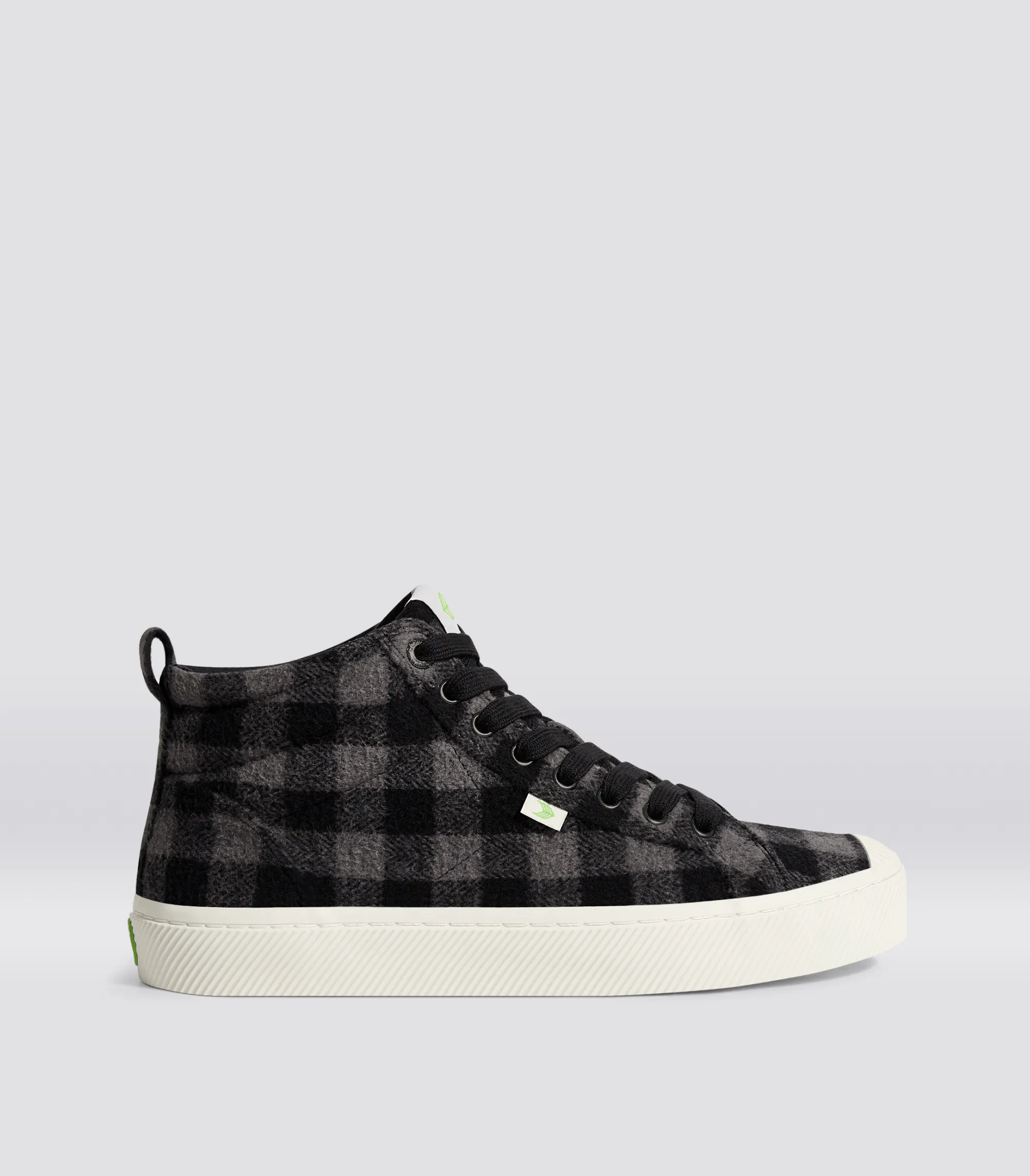 OCA High Black Plaid Sneaker Women sold by Cariuma