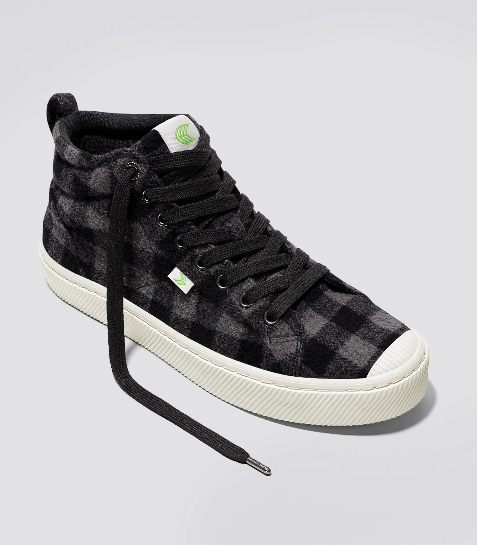 OCA High Black Plaid Sneaker Women sold by Cariuma product image thumbnail 2