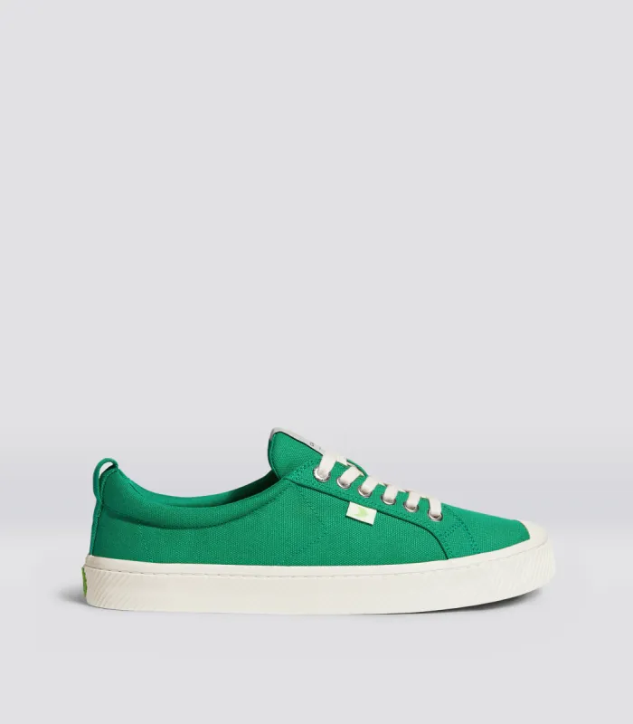 OCA Low Green Canvas Sneaker Women sold by Cariuma