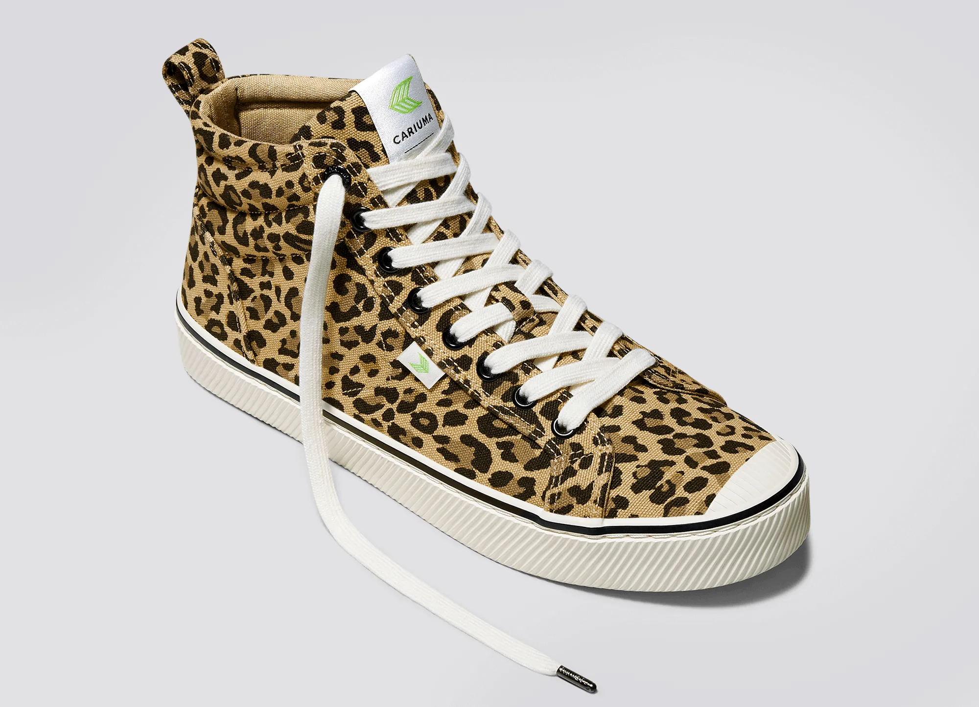 OCA High Stripe Leopard Print Canvas Sneaker Men sold by Cariuma product image thumbnail 4