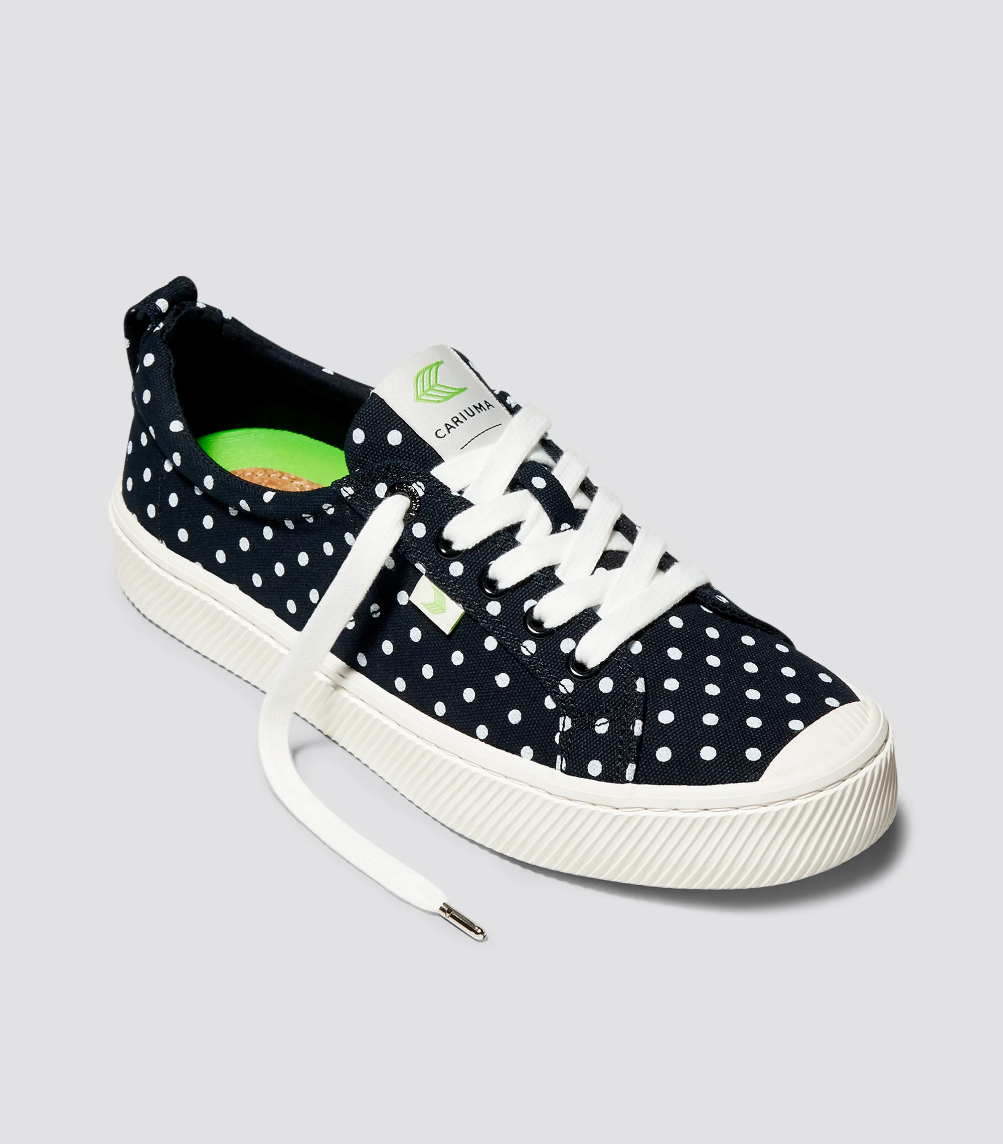 OCA Low Black Canvas White Polka Dots Sneaker Women sold by Cariuma product image thumbnail 2