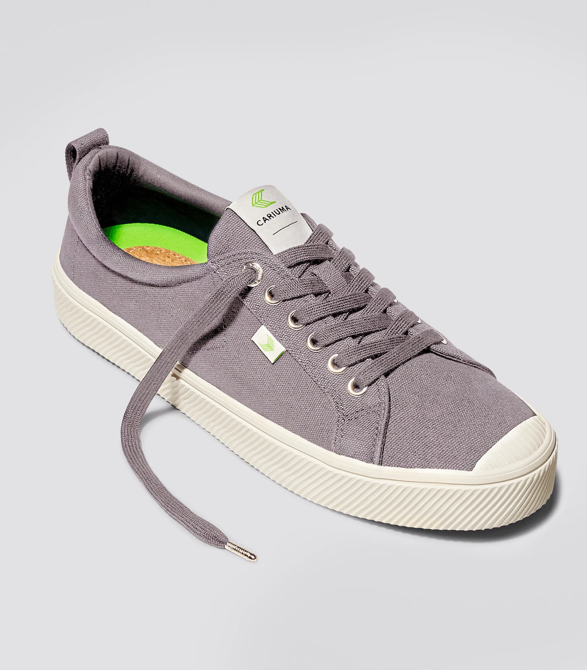 OCA Low Mystic Grey Canvas Sneaker Women sold by Cariuma product image thumbnail 2